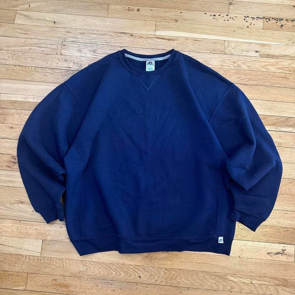 Russel Navy‎ Blank Sweatshirt